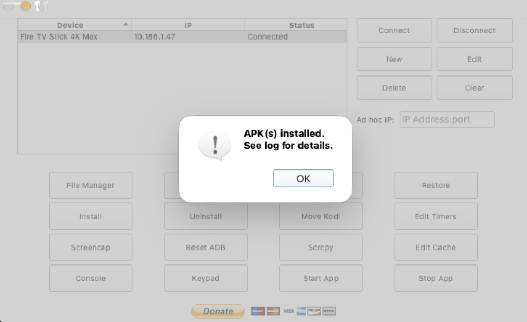 adblink installazione apk riuscita