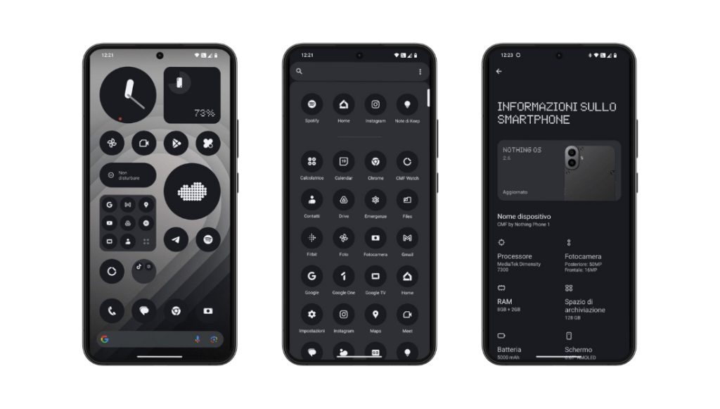 CMF Phone 1 schermate CMF Phone 1 schermate