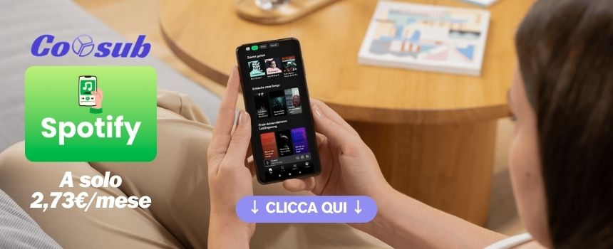 Banner Coosub per Spotify Banner Coosub per Spotify