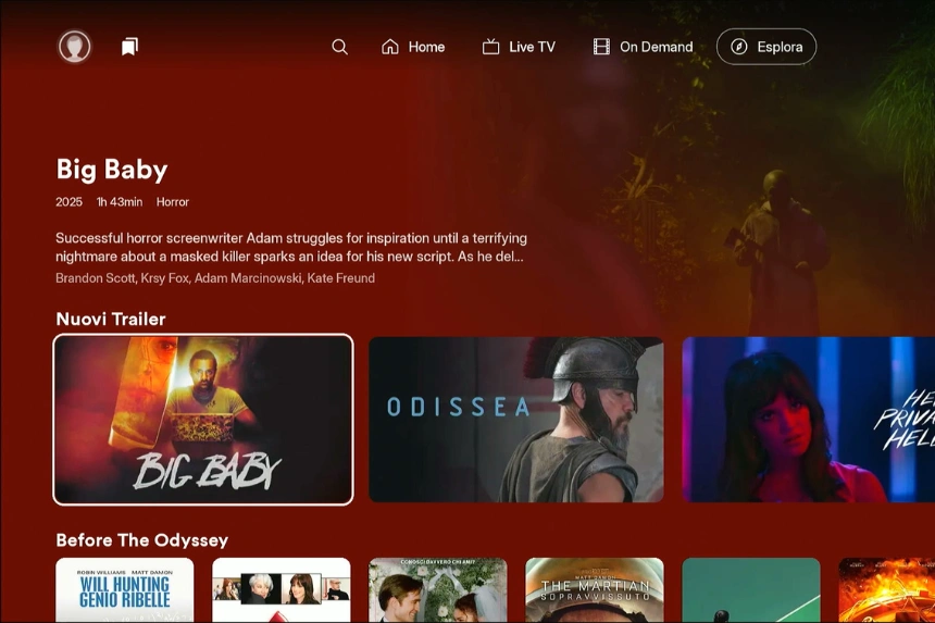 PlexTV app esplora firetv