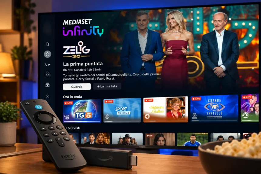 Mediaset Infinity all’estero su Fire TV Stick e Google TV