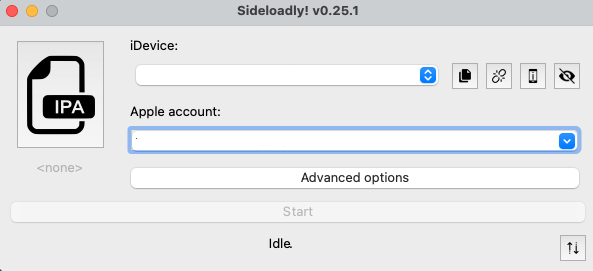 Sideloadly per file IPA.