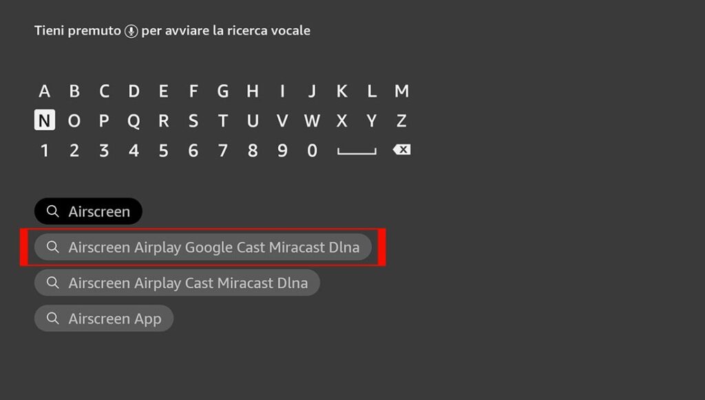AirScreen è un app ufficiale Fire TV.