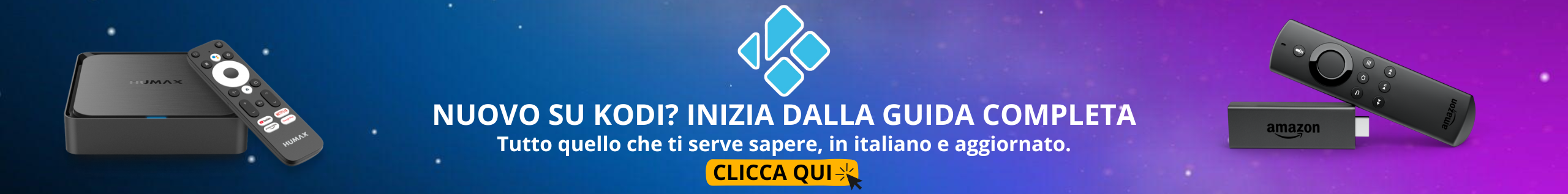 Banner Kodi Guida Completa