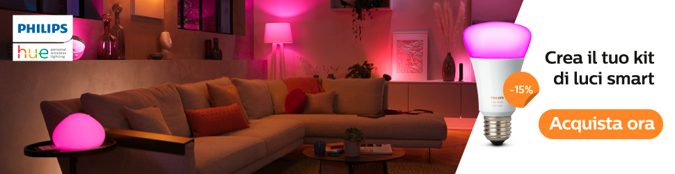 Banner sconto del 15% Philips Hue