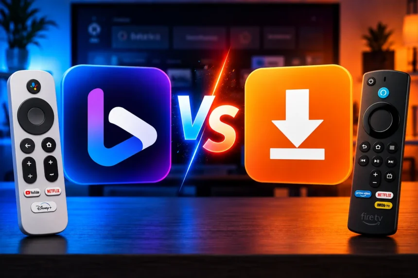 Confronto tra Browsy e Downloader per Google TV, Android TV e Fire TV Stick