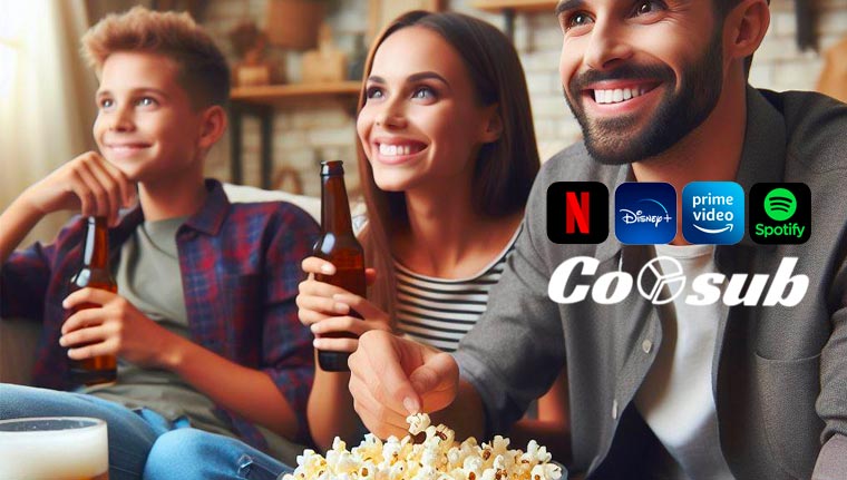 Coosub condivisione abbonamenti streaming