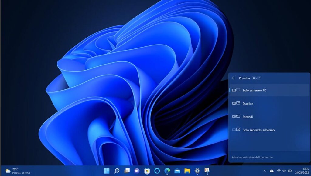 Duplicazione schermo Windows11