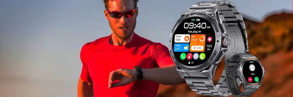 Running with smartwatch EF03 Esfoe