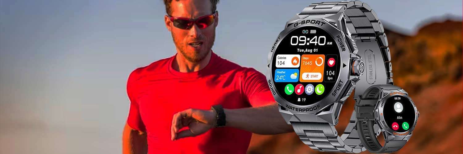 Running with smartwatch EF03 Esfoe