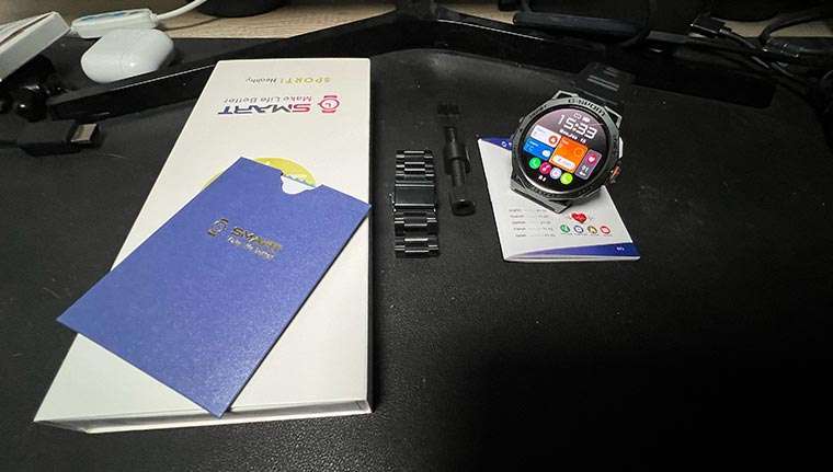 Confezione smartwatch EF3 di Esfoe Confezione smartwatch EF3 di Esfoe