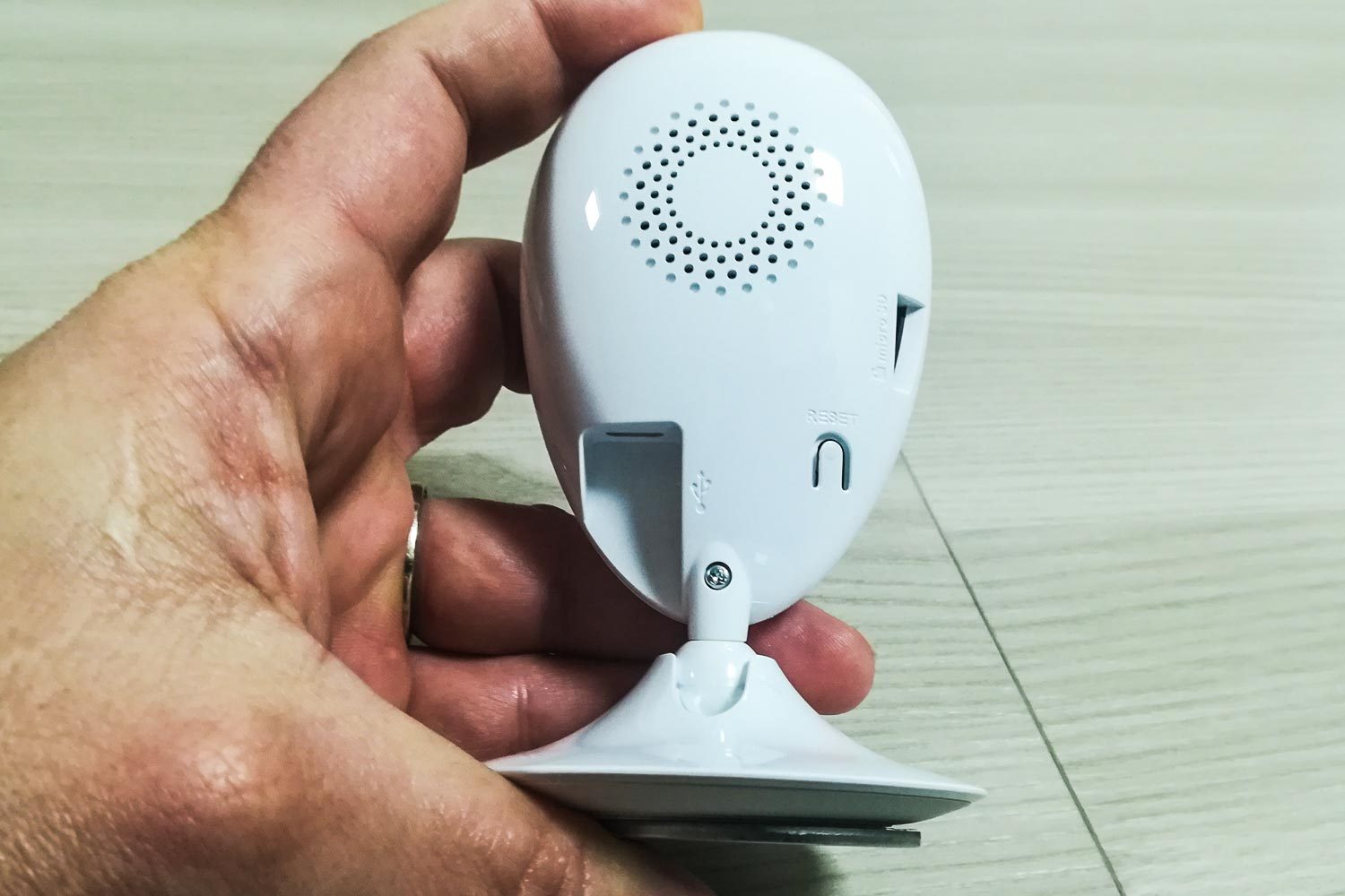 Ingresso alimentazione sulla telecamera Mini O di Ezviz