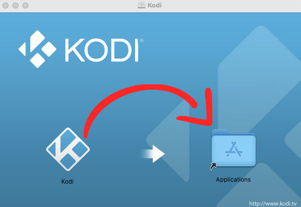 Trascina Kodi in Applicazioni