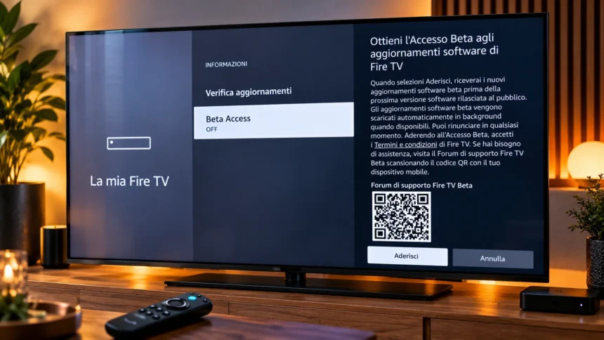 Fire TV Beta Access disponibile in Italia su Fire TV Stick 4K Max