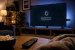 Fire TV Stick con schermata di buffering e problemi di streaming su televisore
