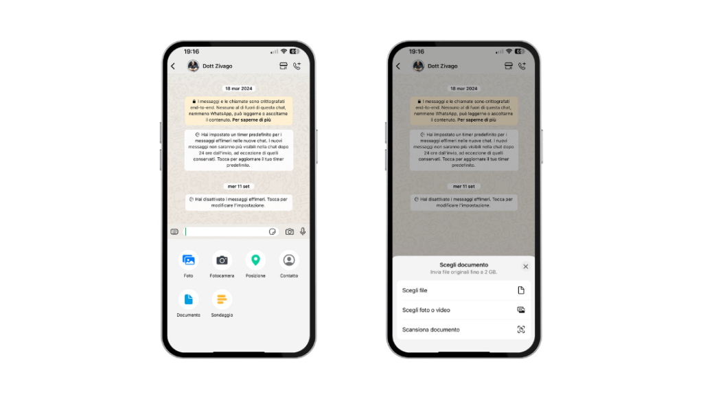Nuova funzione scanner su Whatsapp Nuova funzione scanner su Whatsapp
