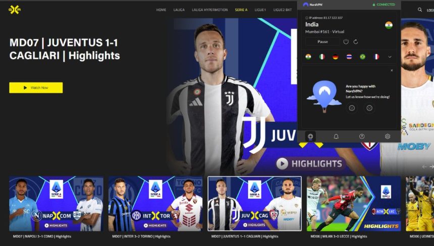 Sito GXR World per vedere SERIA A