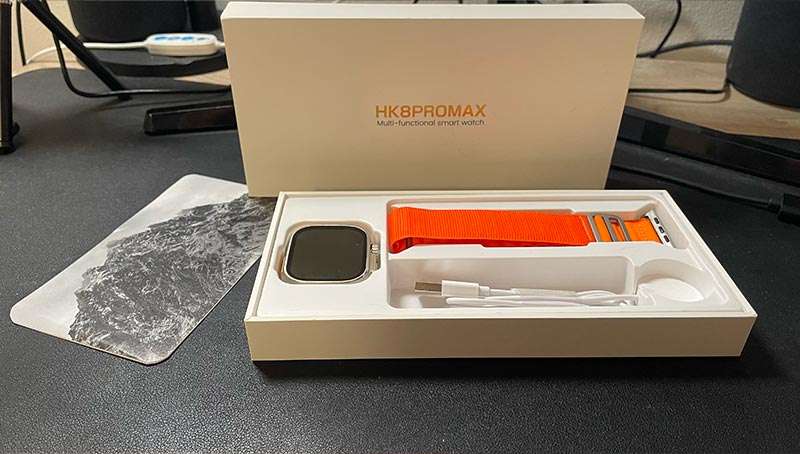 HK8 Pro Max Ultra confezione