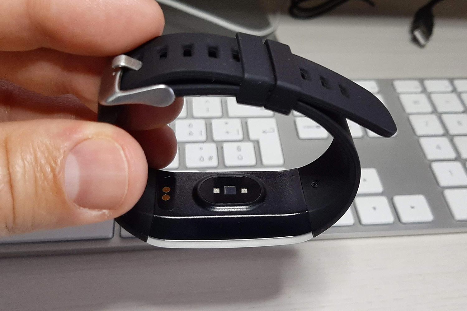 I sensori sul fitness tracker di Holalei