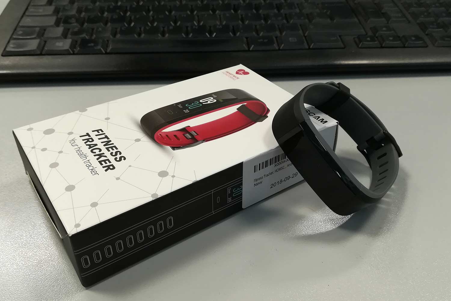 Fitness Tracker Homscam confezione completa
