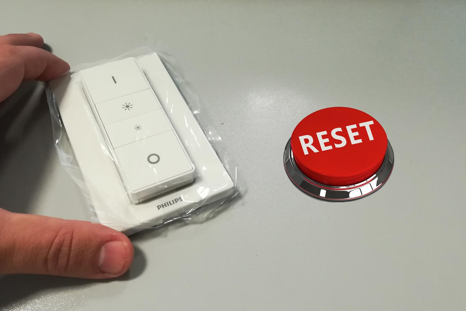 Reset Hue Dimmer Switch