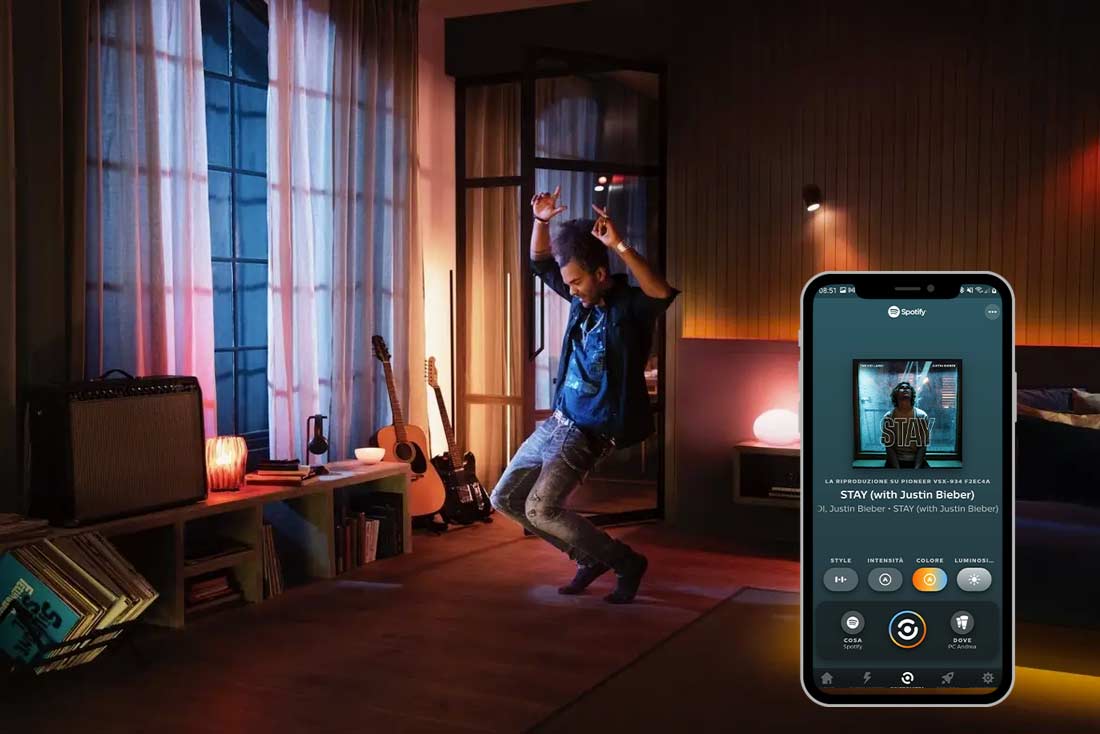 Nuova funzione sincronizzazione su Philips Hue