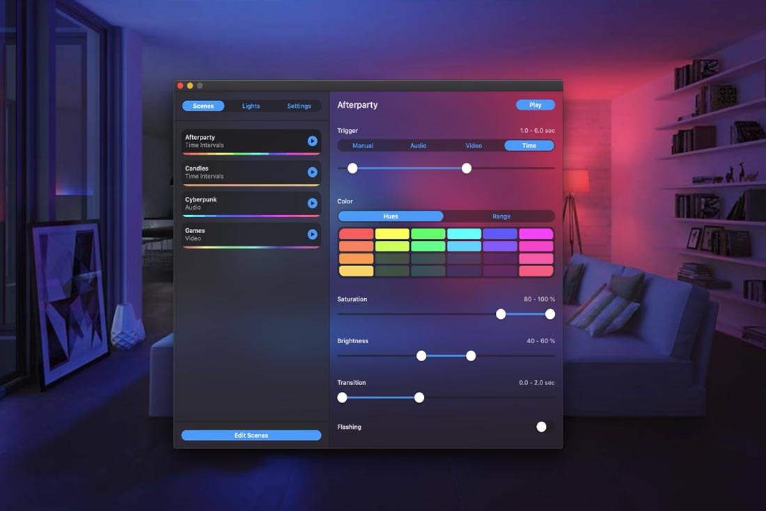 Recensione app HueParty per Philips Hue