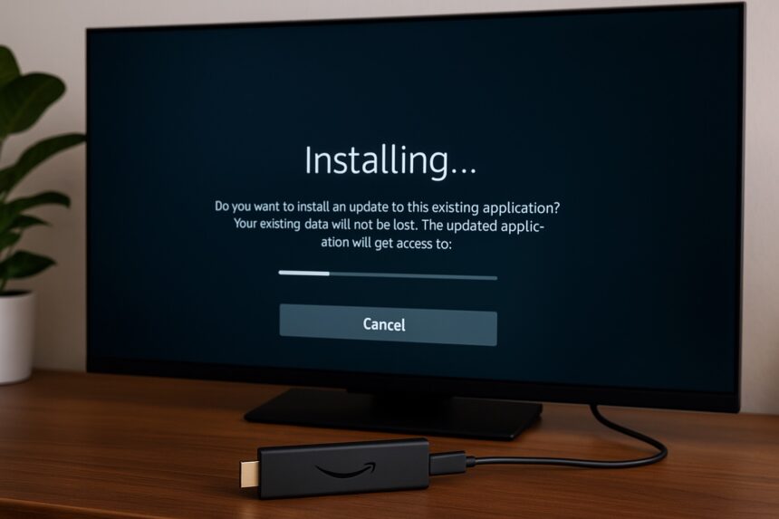Come installare manualmente aggiornamenti app Fire TV
