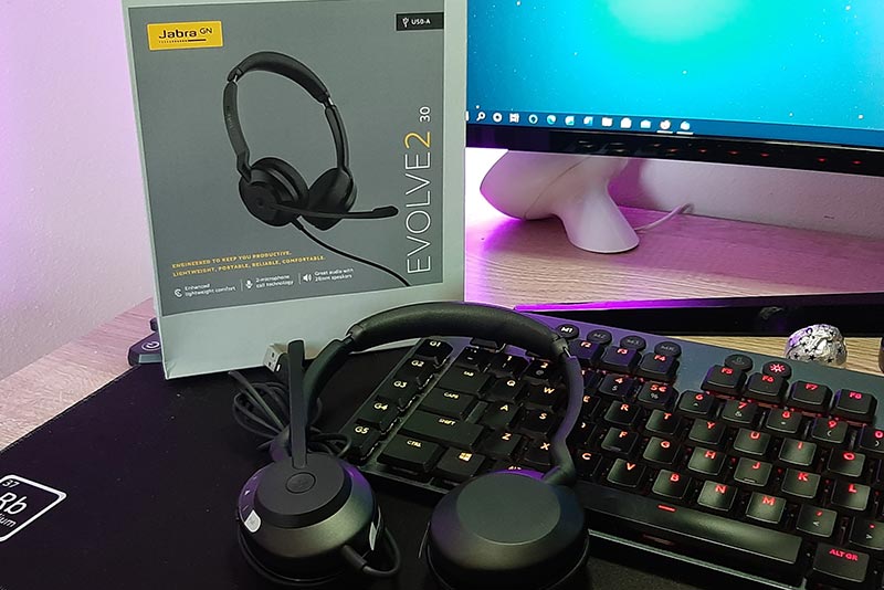 Cuffie per smart working Jabra Evolve2 30