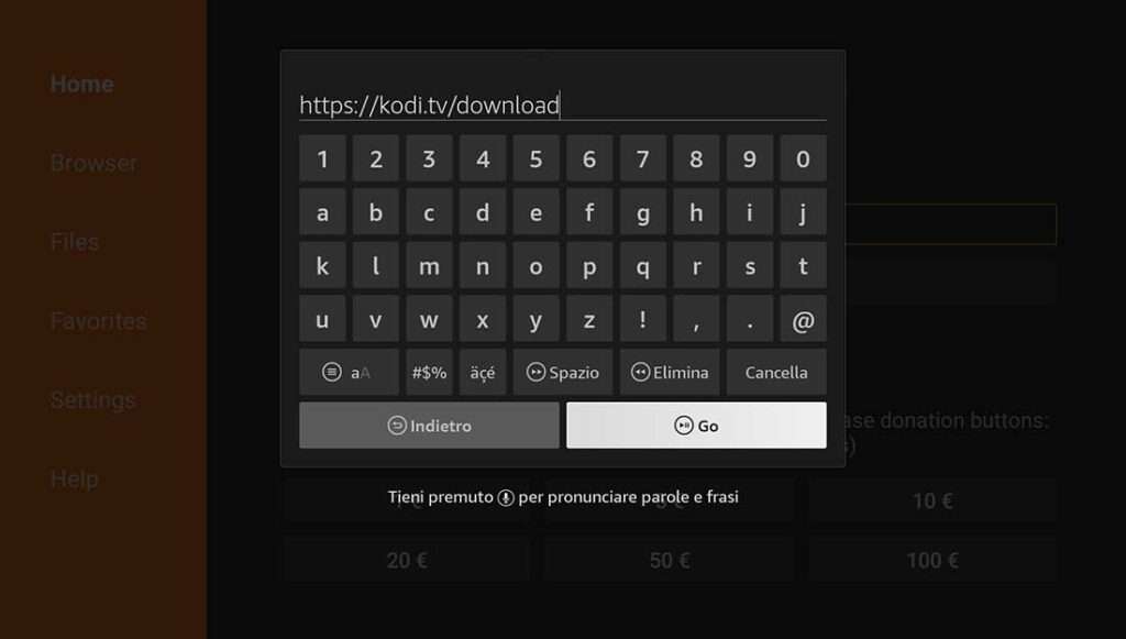 URL sito ufficiale Kodi per downloader su Firestick URL sito ufficiale Kodi per downloader su Firestick