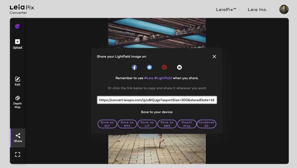 Share su Leiapix Converter Share su Leiapix Converter