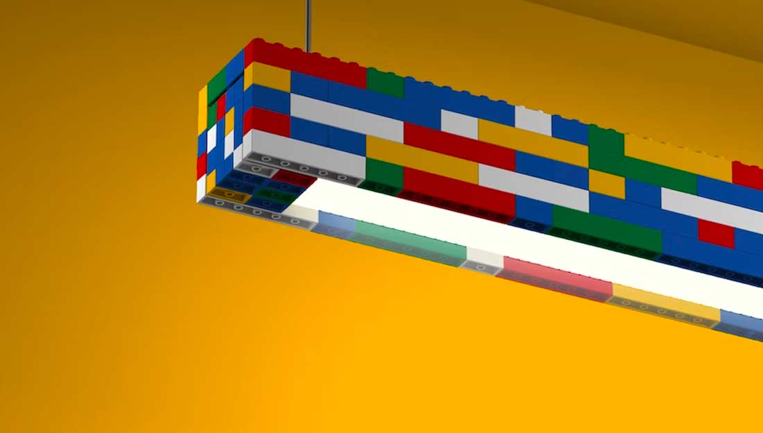 Lampada Linear LEGO Luminaire