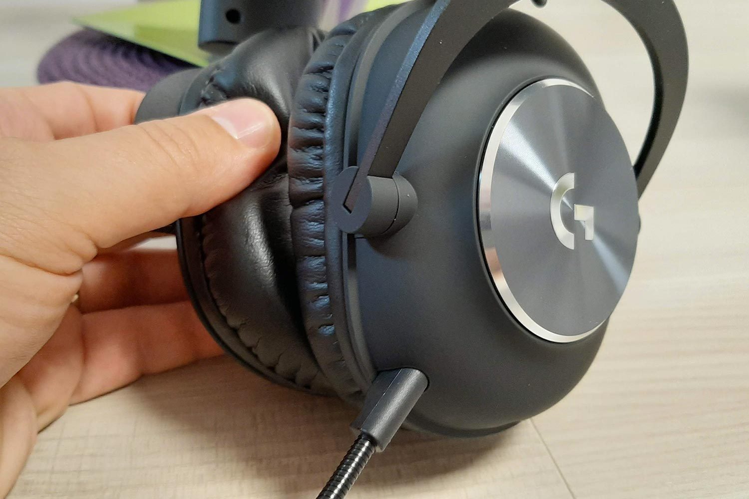 Design esterno delle cuffie Logitech G PRO