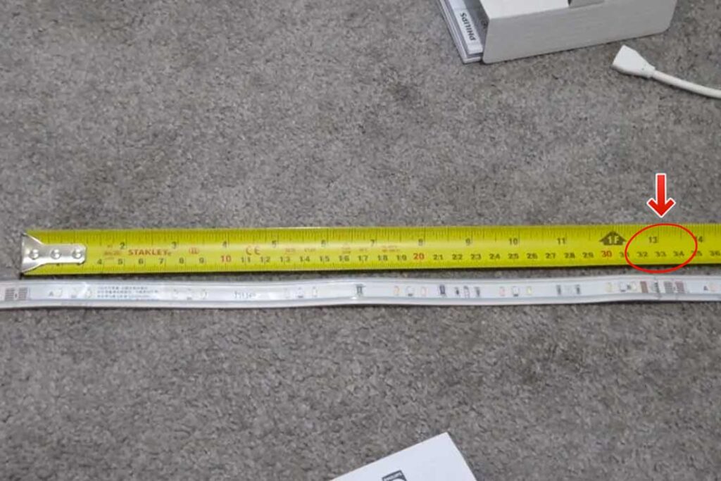lunghezza taglio lightstrip