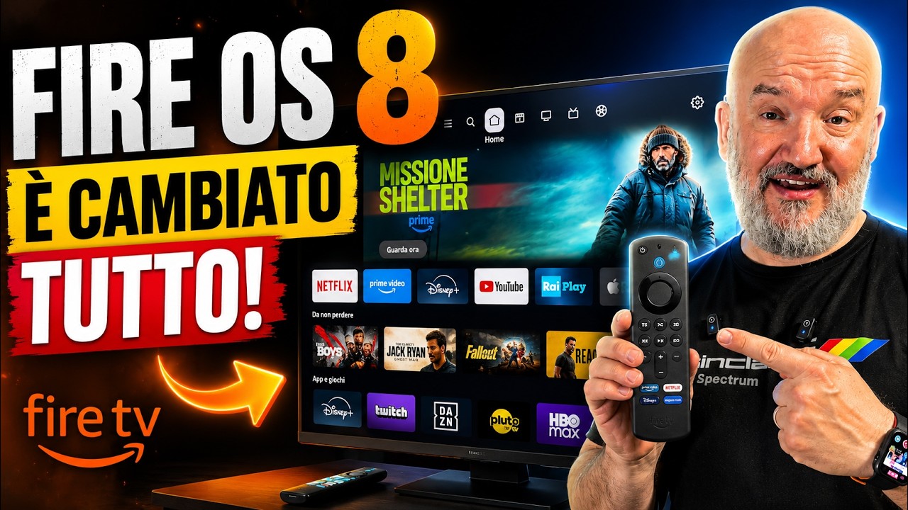 Fire OS 8 è qui e cambia TUTTO sulla Fire TV Stick: ecco le novità
