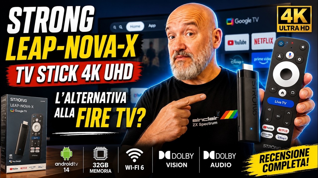 STRONG Leap Nova-X stick 4K HDR: recensione completa (Alternativa Fire TV)