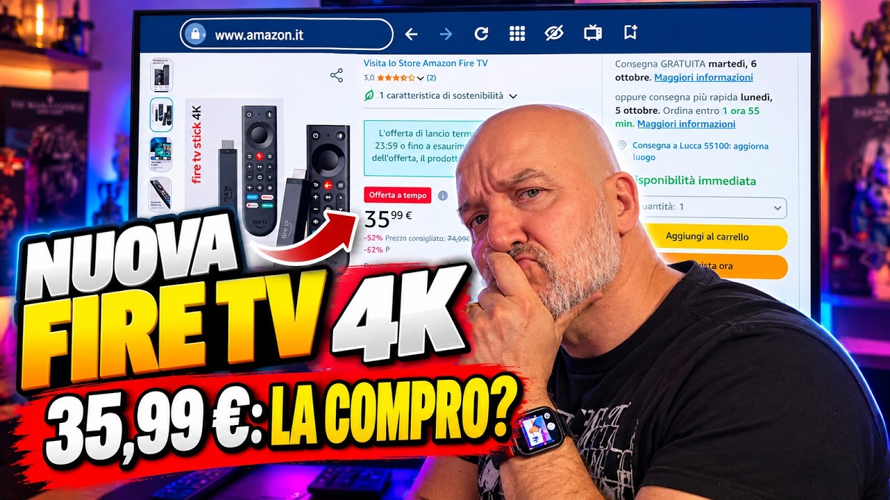 NUOVA Fire TV Stick 4K: Amazon cambia TUTTO! Ma c’è un problema…