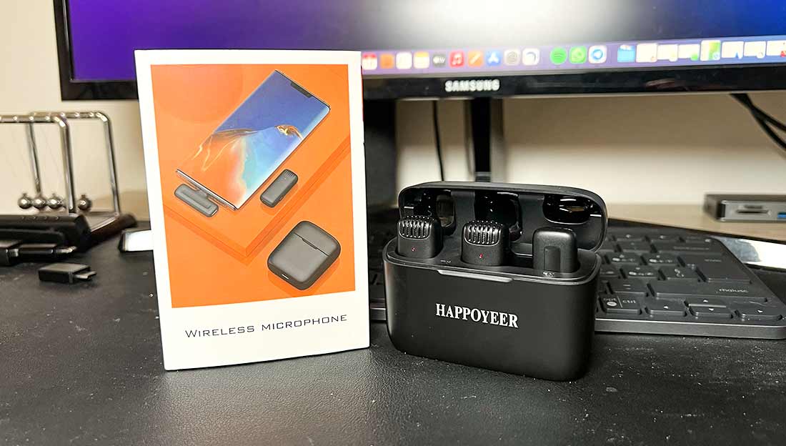 Recensione microfoni wireless Happoyeer