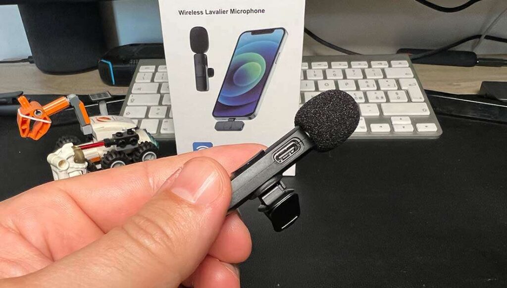 Presa USB Tipo-C microfono wireless