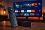 Nuova interfaccia Fire TV mostrata su Fire TV Stick 4K Plus dopo l'aggiornamento software Amazon del 2026.