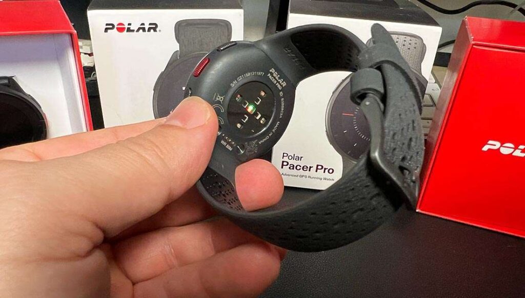 Sensori sul Polar Pacer PRO