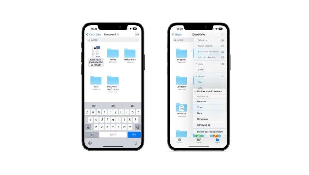 Rinominare file su iOS