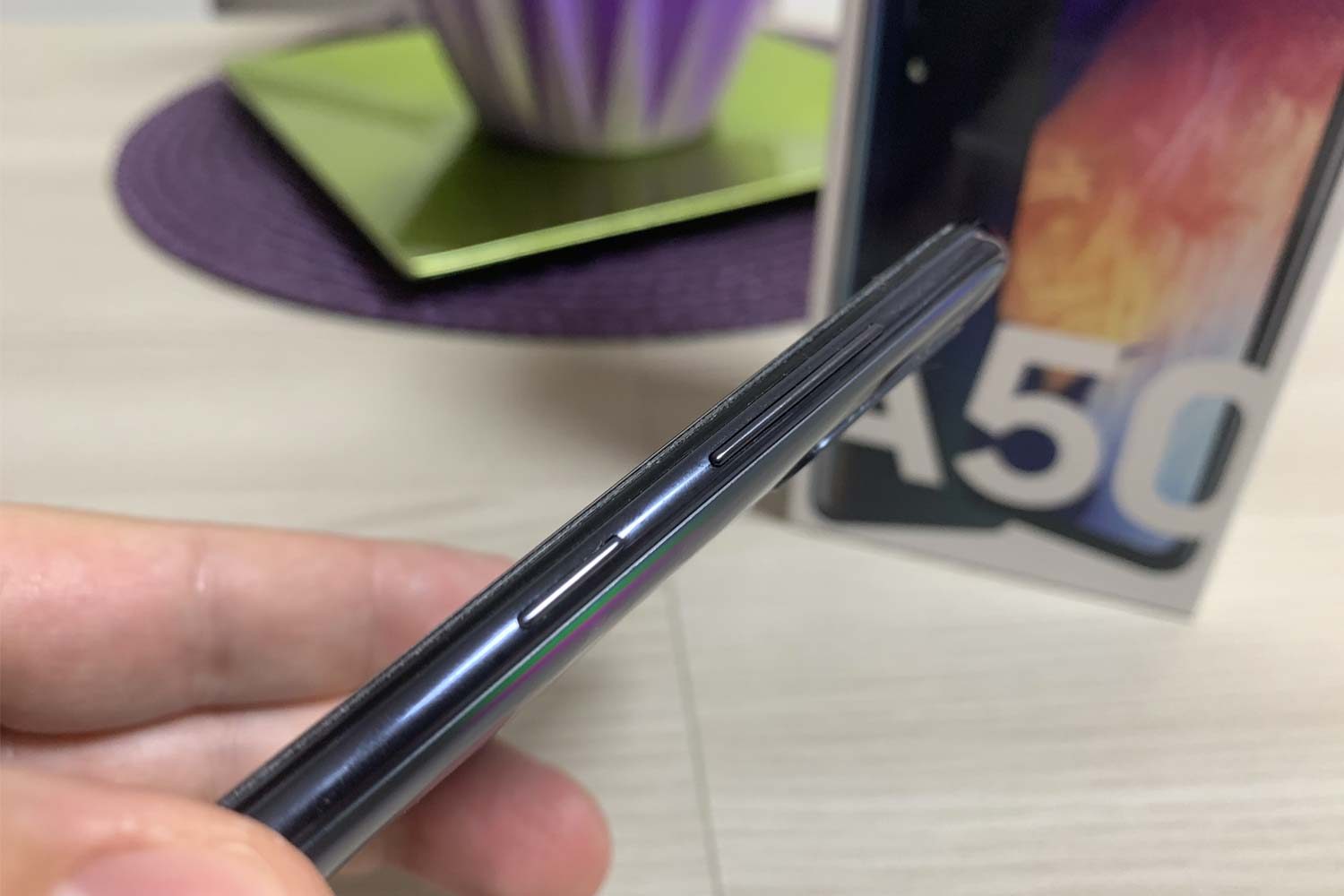 I pulsanti laterali presenti sul Samsung Galaxy A50