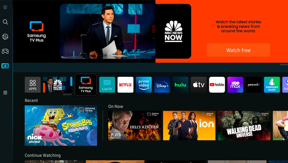 10 nuovi canali su Samsung TV Plus