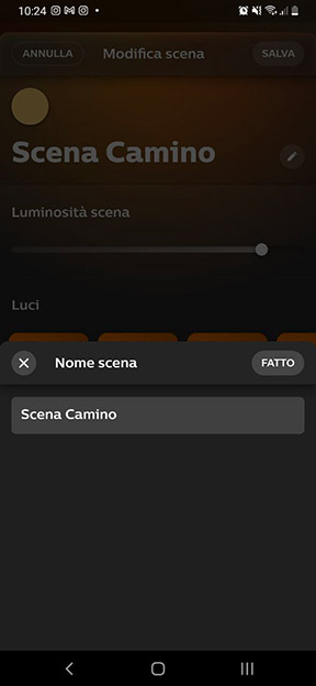 Nome Scena Camina personalizzata Hue