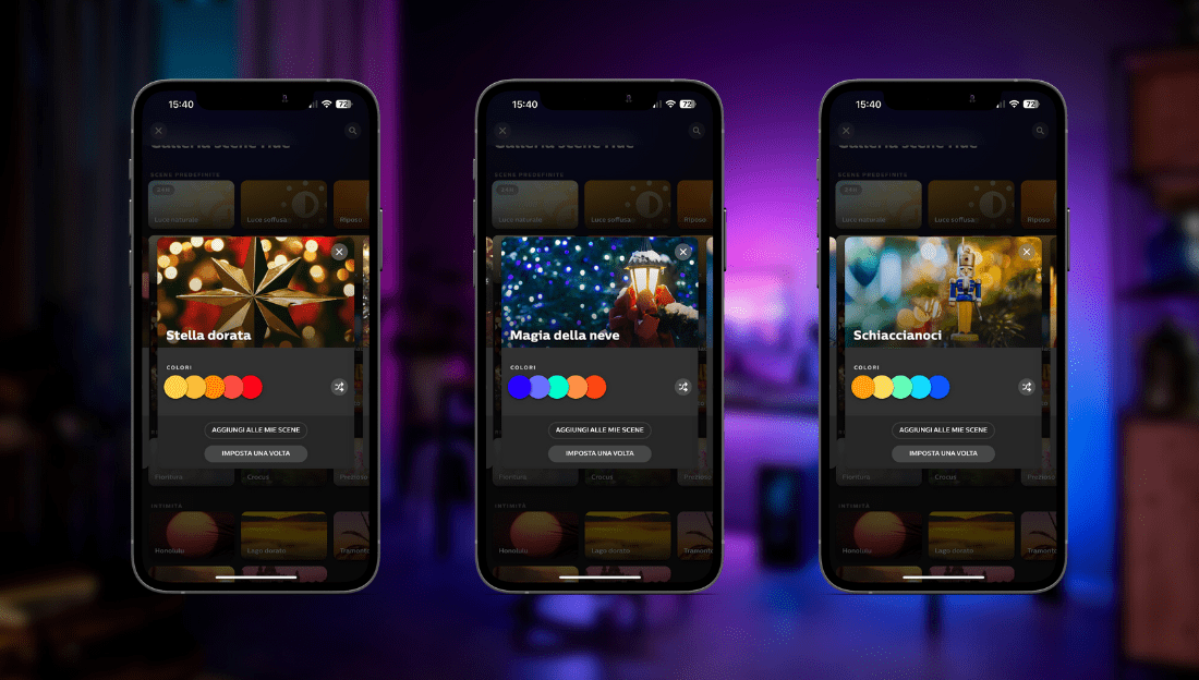 3 nuove scene per le feste da Philips Hue