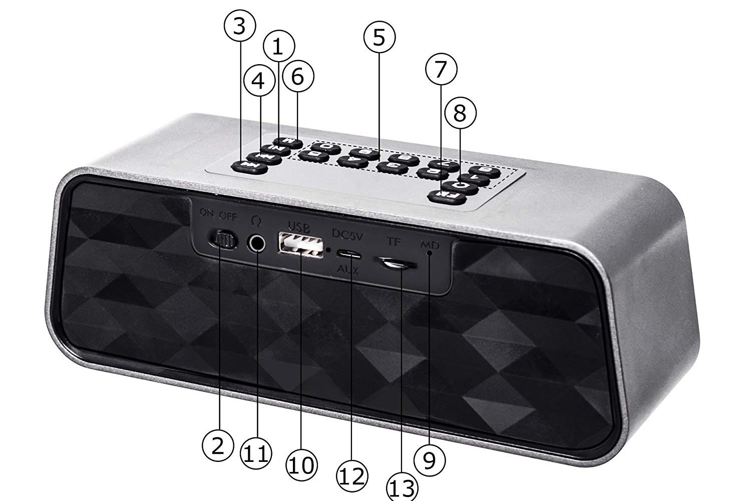 Tasti speaker Sumgoot F6