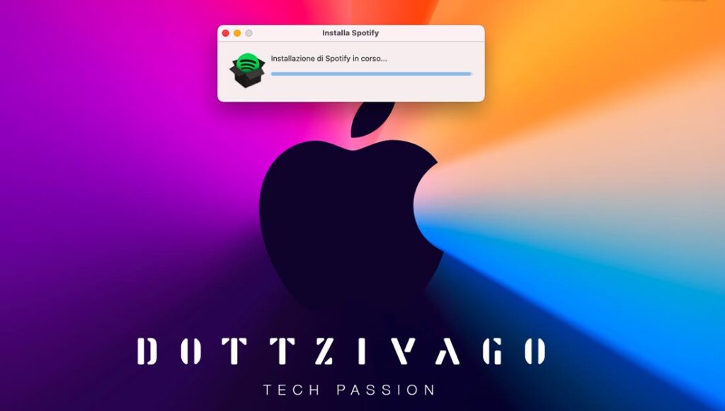 Spotify installazione su Mac