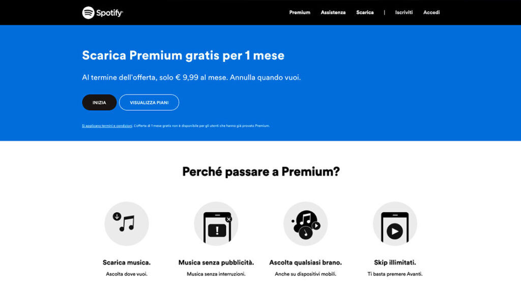 Spotify Premium 1 mese