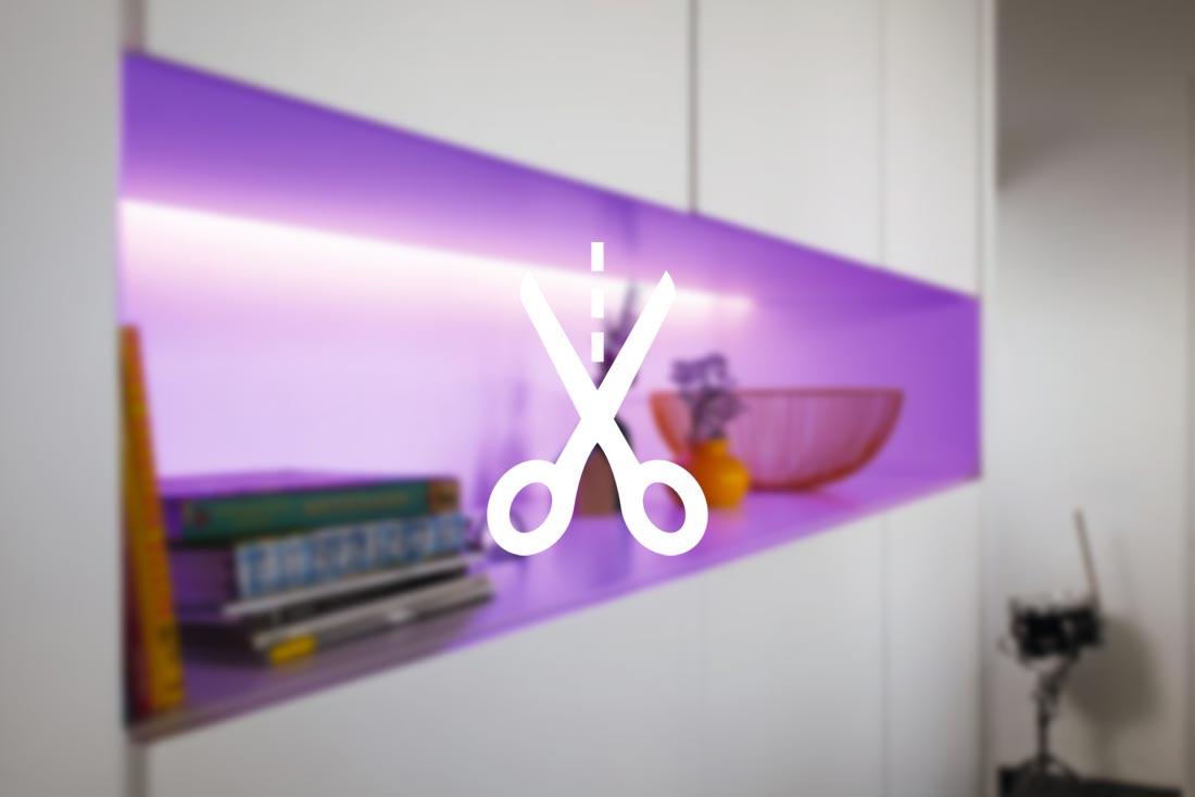 Guida per tagliare Lightstrip Plus di Philips Hue